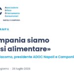 ADOC Napoli e Campania – Rassegna stampa: Vincenzo Di Giacomo sul caro spesa, Corriere del Mezzogiorno 26 luglio 2026